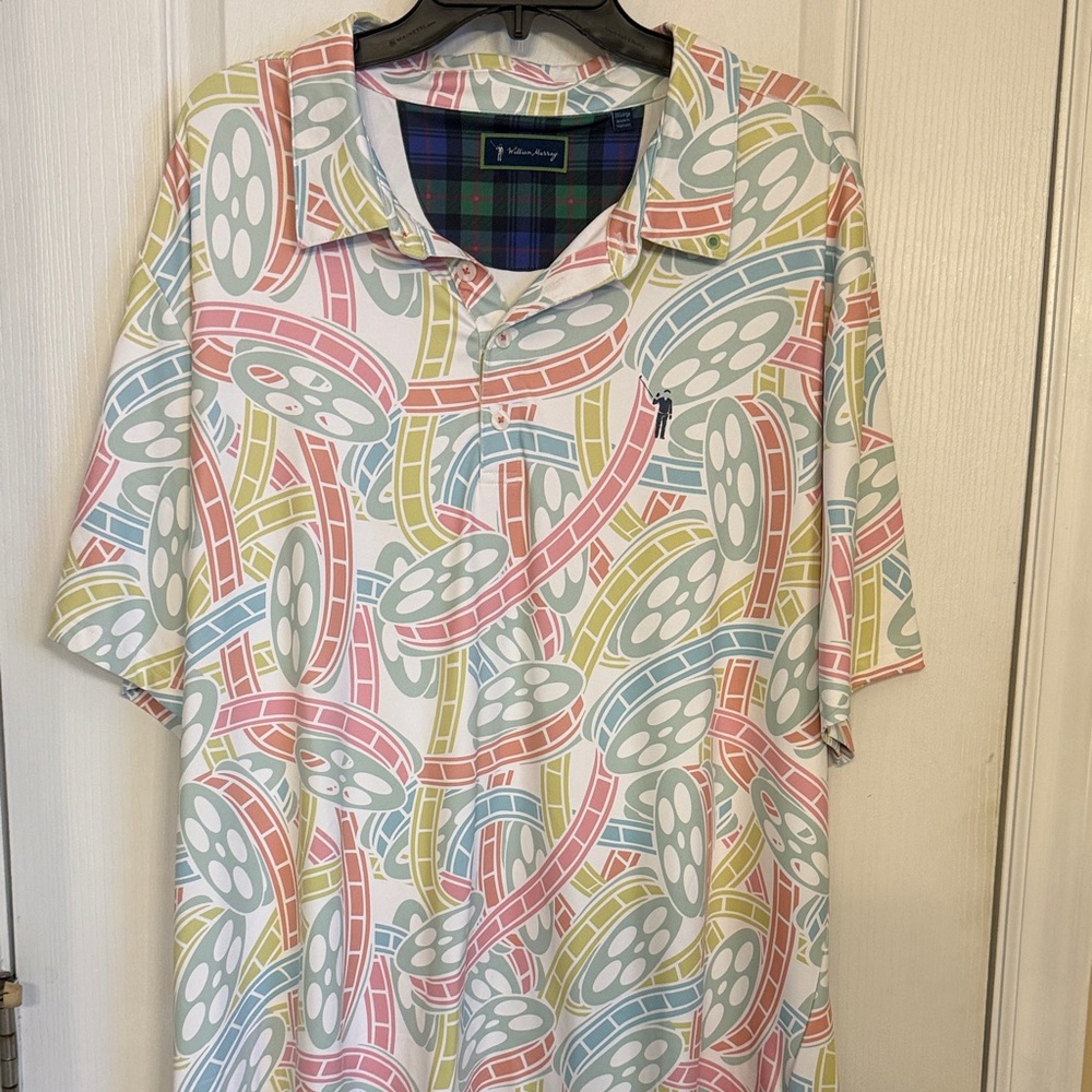 William Murray Men's Multicolor Golf Shirt